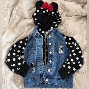 Disney Junior Polka Dot Jacket with Red Bow